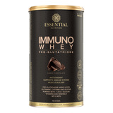 Suplemento Essential Nutrition Immuno Whey Protein Sabor Chocolate Em Lata De 465g
