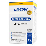 Suplemento Lavitan 5g Homem Super Formula A-z 60 Cap