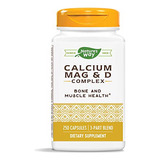 Suplemento Nature's Way Cálcio Magnésio Vitamina D