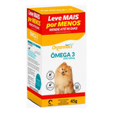 Suplemento Omega 3 Dog 500mg Organnact 90 Capsulas