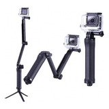 Suporta Bastão De Selfie Monopod De 3 Vias Gopro Hero 6 7 8 Tripie