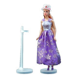 Suporte ( 01 Pç ) Para Bonecas Padrão Barbie- Transparente