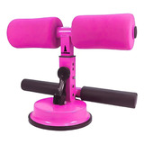 Suporte Abdominal Ventosa Sucção Academia Exercícios Lorben Cor Rosa