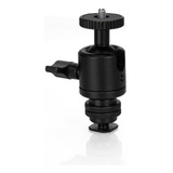 Suporte Ball Head 1/4 Holder Sapata Fria Universal 3/4