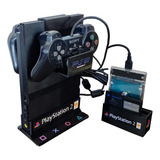 Suporte Base Vertical Playstation 2 Slim Ps2, Controle, Hd