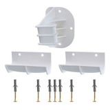 Suporte Bike Na Parede Horizontal Pendurar Bicicleta Kalf Cor Branco