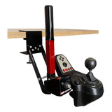 Suporte Cambio Logitech Thrustmaster Freio De Mão Para Mesa
