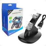 Suporte Carregador Duplo Compatível Ps4 Dual-shock 5v