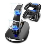 Suporte Carregador Stand Para 2 Controle De Ps4 Dock Station