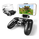 Suporte Celular Controle Dualshock Ps4 - Dobe Gira Até 270º