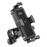 Suporte Celular Gps Moto Bicicleta Resistente 360° Motoboy Cor Preto