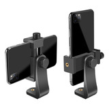 Suporte Clip Rotativo Celular, C Rosca 1/4 P Tripé Vertical