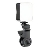 Suporte Clipe Celular Flash Led Luz Câmera Clip Rosca 1/4