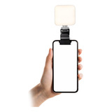 Suporte Clipe Celular Flash Led Luz Câmera Clip Rosca 1/4