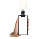 Suporte Clipe Celular Flash Led Luz Câmera Clip Rosca 1/4
