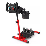 Suporte Cockpit Simulador Volante Logitech G27 G29 G920 G923 Cor Vermelho