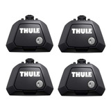 Suporte De Barras Thule Evo Raised Rail 7104 Kit 4 Peças