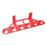 Suporte De Bolas P/ Mesa De Pebolim Vermelha Para 6 Bolinhas