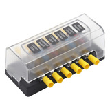 Suporte De Caixa De Fusíveis De 12 Vias Com Indicador Led,