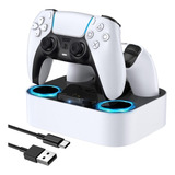 Suporte De Controlador Duplo Charging Dock Fast Charger Ps5