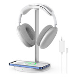 Suporte De Fone De Ouvido Com Carregador Sem Fio Hiwe 15w Br