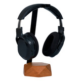 Suporte De Fone De Ouvido Madeira Stand Headset - Moduo