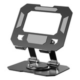 Suporte De Mesa Giratório 360° De Alumínio Pra Laptop