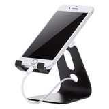 Suporte De Mesa Para Celular Amazon Basics Em Alumínio Ajust