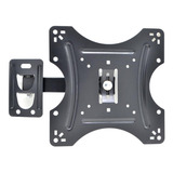 Suporte De Parede Articulado P/ Tv/monitor De 14 A 42 Pol Cor Preto