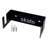 Suporte De Parede Reforçado Preto Para Skate