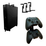 Suporte De Parede + Suporte Para 2 Controles De Xbox One