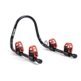 Suporte De Parede Triz Horizontal Para 2 Bikes Com Alça Cor Preto