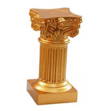 Suporte De Pedestal De Estátua De Pilar Romano Em Miniatura