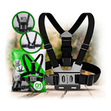 Suporte De Peito Para Celular Câmera Peitoral Cinturao Ajustavel Moto Bicicleta Esporte - Floresta Urbana