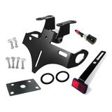 Suporte De Placa Mt 07 Yamaha + Luz Placa E Piscas Originais