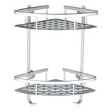 Suporte De Shampoo Aluminio Rack Banheiro Prateleiras Parede