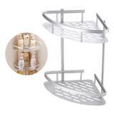 Suporte De Shampoo Aluminio Rack Banheiro Prateleiras Parede