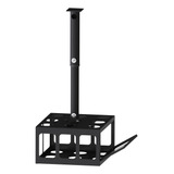 Suporte De Teto Com Inclinacao Para Projetor Gaiola Preto M