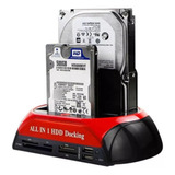 Suporte Docking Duplo 2.5 3.5 Ide Sata Disco Rígido Ssd