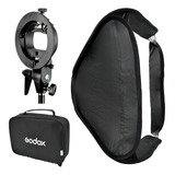 Suporte Flash Godox Tipo S Bowens C Softbox 60x60 Flash Mount