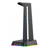 Suporte Gamer Onikuma St-2 Para Headset Rgb Preto