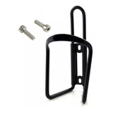 Suporte Garrafa Squeeze Alumínio Caramanhola Bicicleta Preto