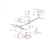 Suporte Inferior Barra Estab Dianteira Ford Cargo Ec455486ba