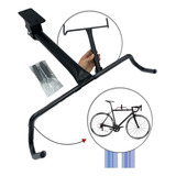 Suporte P/ Pendurar Bicicleta De Parede Horizontal Retratil