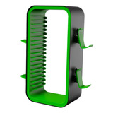 Suporte Para Armazenamento De Videogame, Jogos, Preto Verde