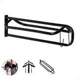Suporte Para Arreio Ou Sela Parede Reforçado Grosso Cor Preto
