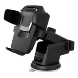 Suporte Para Automóvel Universal Celular Gps 360 Painel Vidr Cor Preto