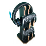 Suporte Para Hedaset Fone Gamer Mesa Apoio Em Madeira Mdf