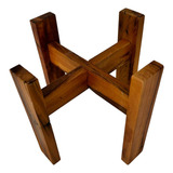 Suporte Para Suqueira/dispenser Madeira Demolição 4 Apoios Cor Natural