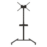 Suporte Pedestal Para Tv E Notebook De Chão Com Rodízios 